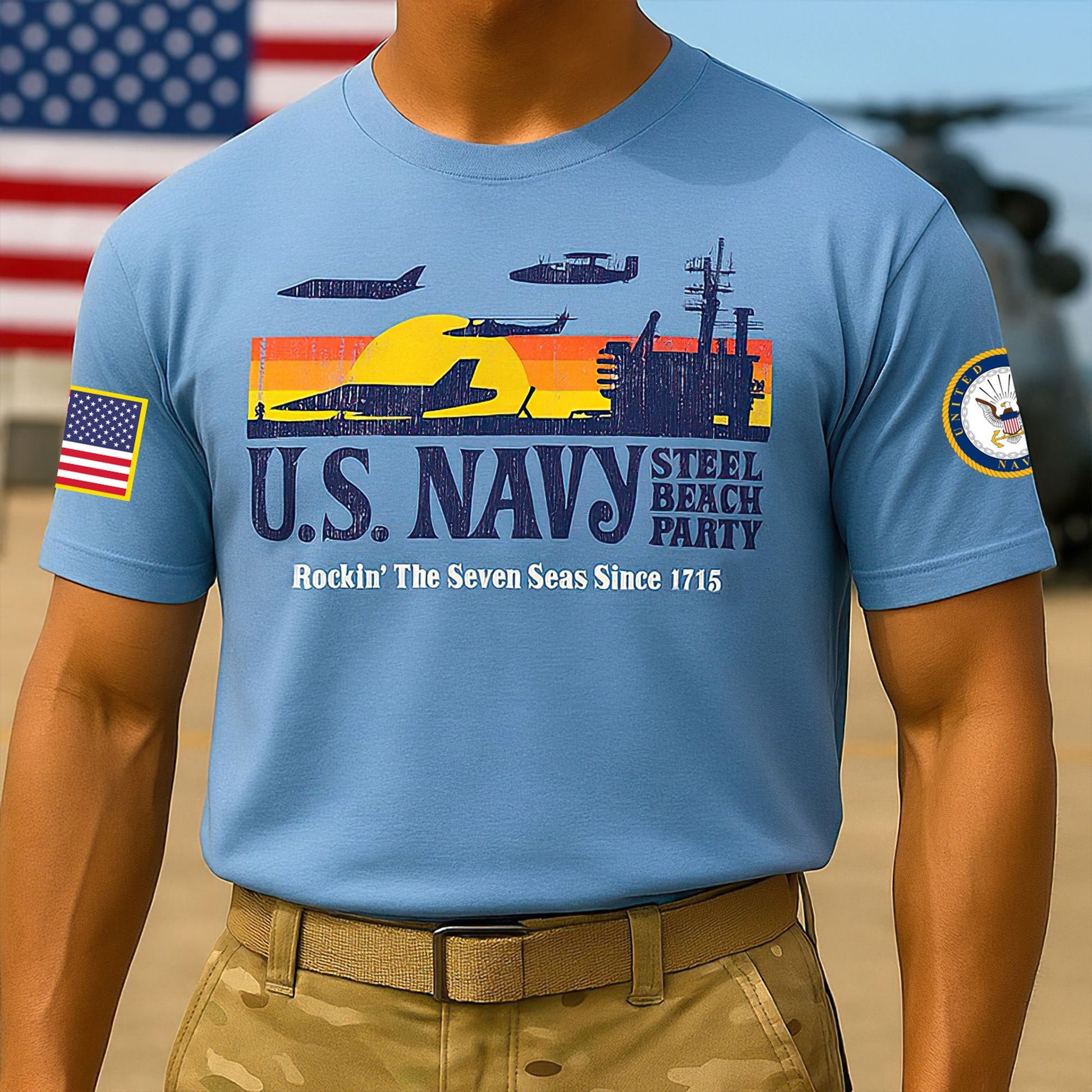 Premium US Navy T-Shirt VPVC930118, 250th Anniversary Navy Shirt, Gifts For Navy Veteran, Gifts On Father's Day, Veterans Day.