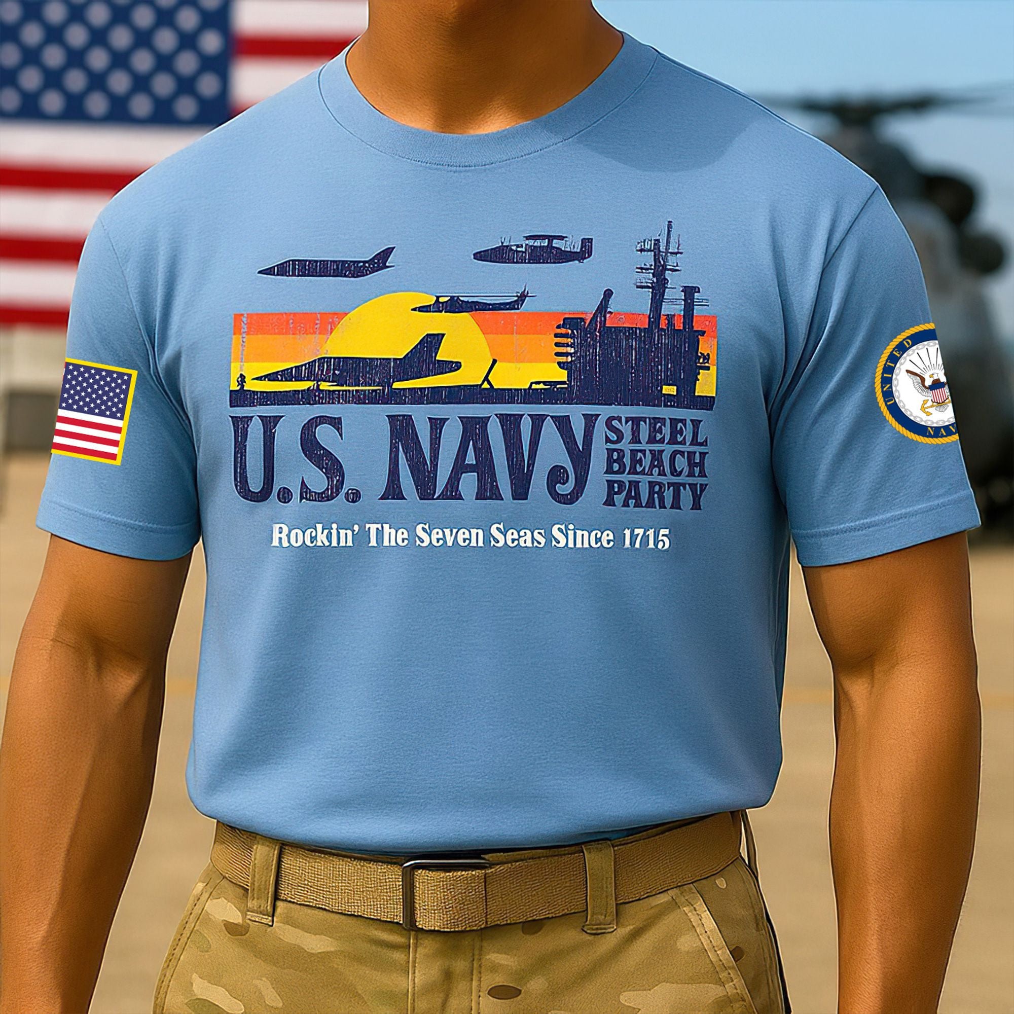 Premium US Navy T-Shirt VPVC930118, 250th Anniversary Navy Shirt, Gifts For Navy Veteran, Gifts On Father's Day, Veterans Day.
