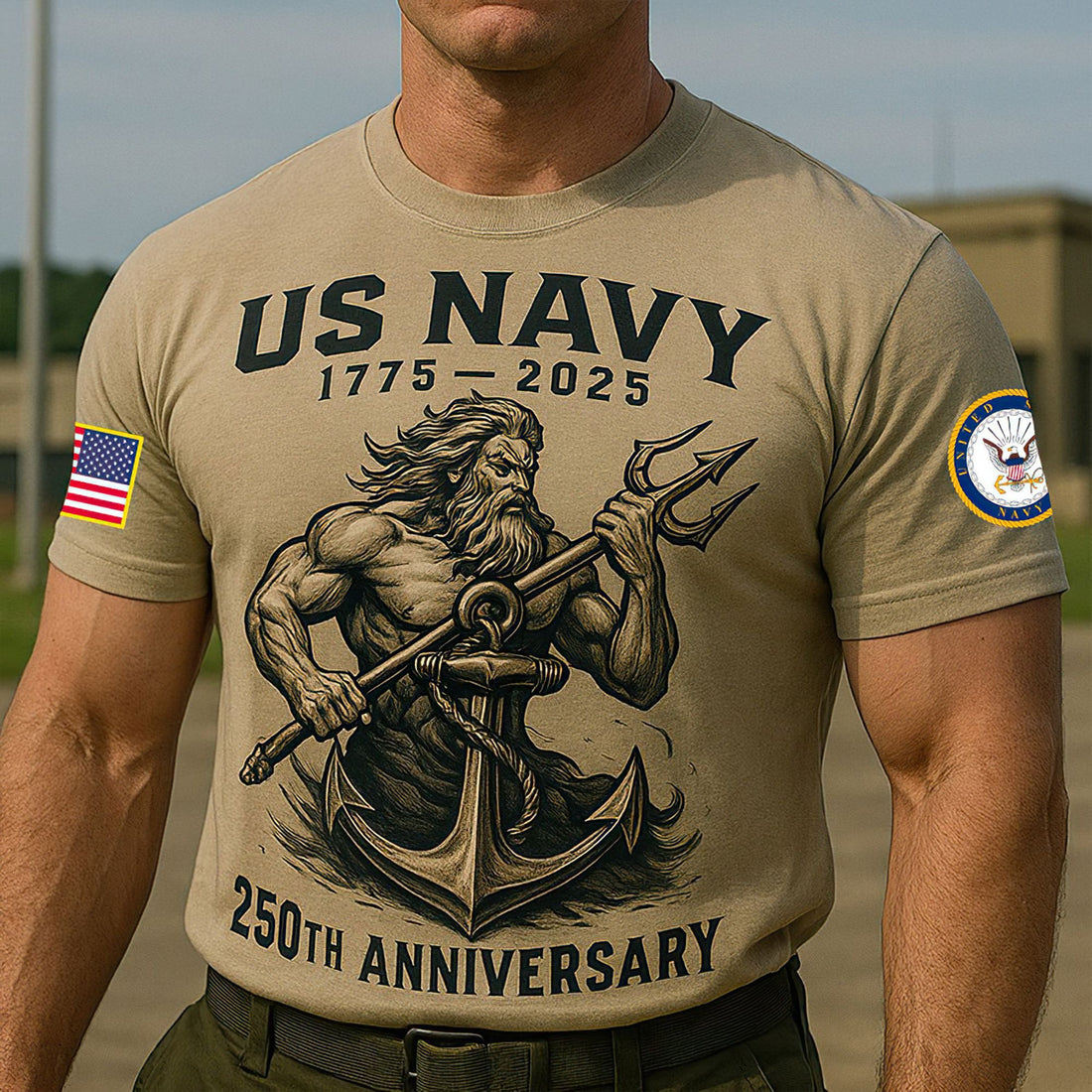 Premium US Navy T-Shirt VPVC930121, 250th Anniversary Navy Shirt, Gifts For Navy Veteran, Gifts On Father's Day, Veterans Day.