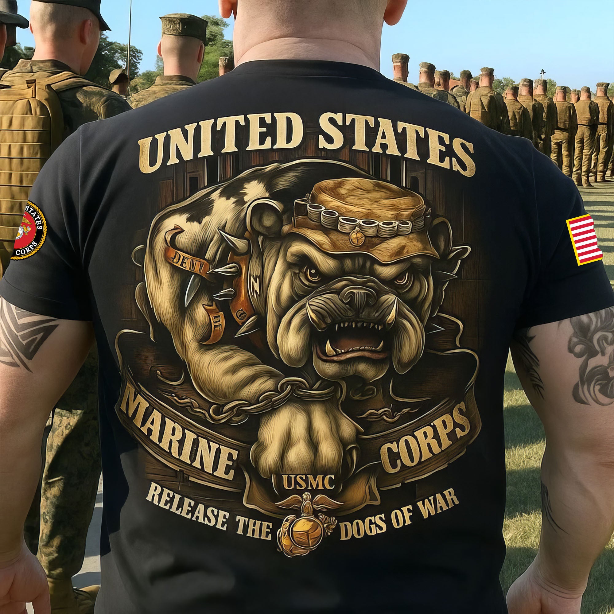 Premium USMC T-Shirt VPVC930133, 250th Anniversary Marine Corps Shirt, Gifts For Marine Veteran, Gifts On Father's Day, Veterans Day.