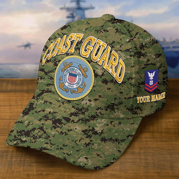 Premium Custom USCG Embroidered Hat VPVC309209, Gifts For Coast Guard Veteran, Gifts On Father's Day, Veterans Day.