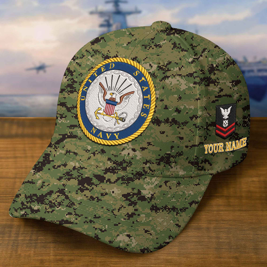 Premium Custom US Navy Embroidered Hat VPVC309305, Gifts For Navy Veteran, Gifts On Father's Day, Veterans Day.