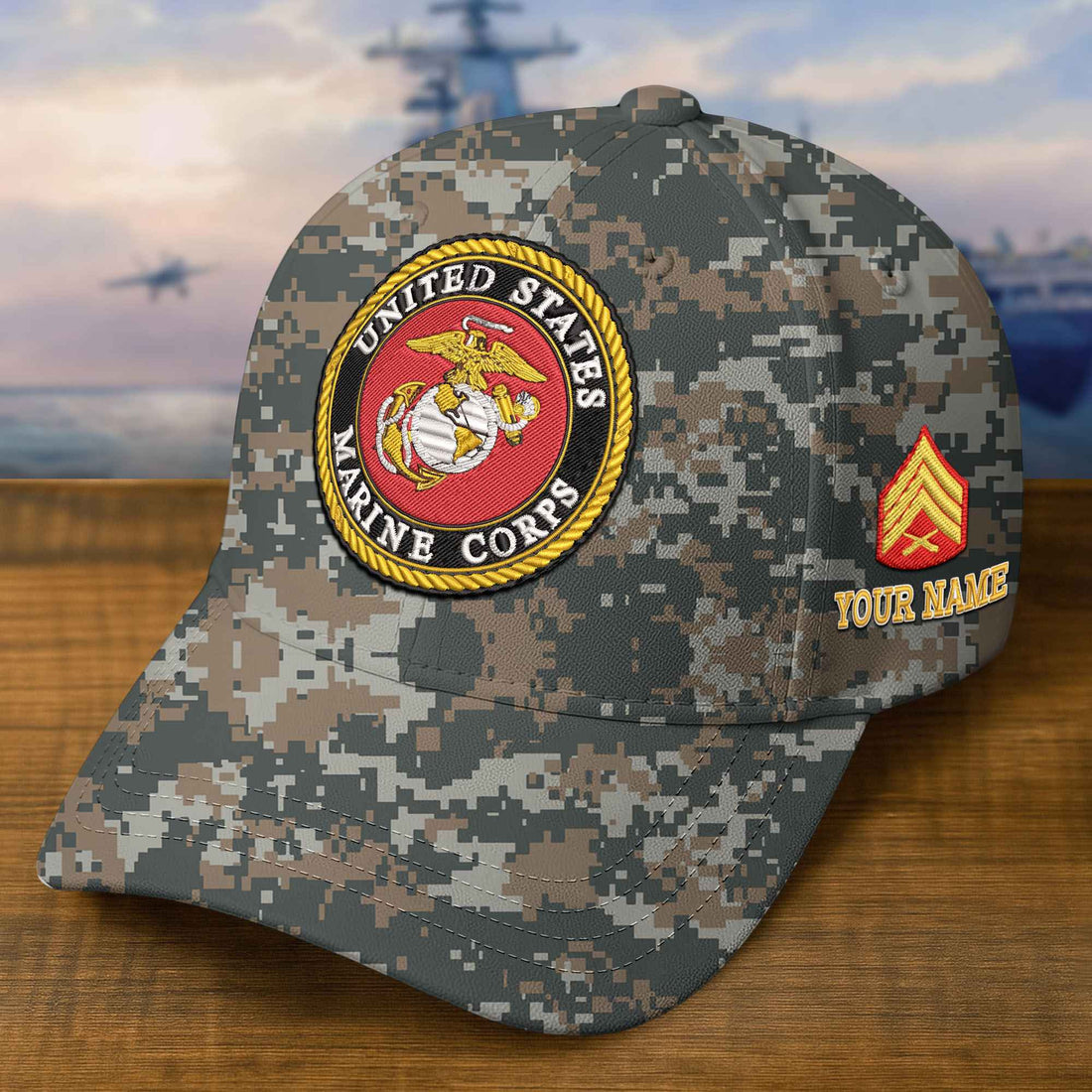 Premium Custom USMC Embroidered Hat VPVC309307, Gifts For Marine Veteran, Gifts On Father's Day, Veterans Day.