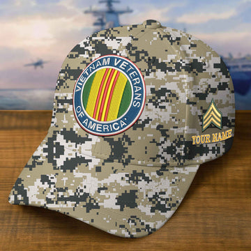 Premium Custom Vietnam Veteran Embroidered Hat VPVC309311, Gifts For Vietnam Veteran, Gifts On Father's Day, Veterans Day.