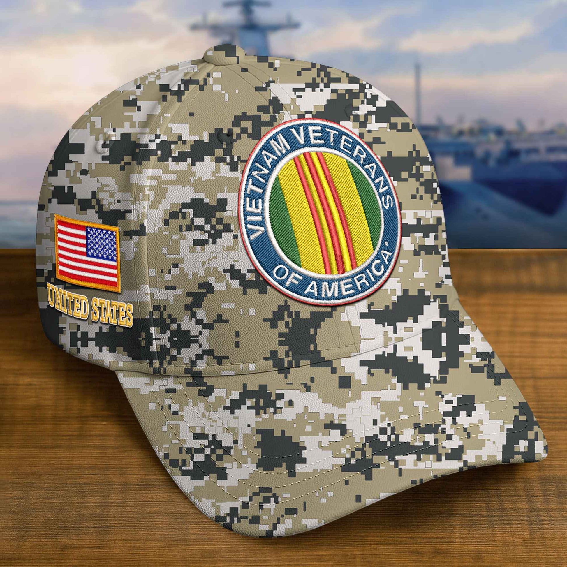 Premium Custom Vietnam Veteran Embroidered Hat VPVC309311, Gifts For Vietnam Veteran, Gifts On Father's Day, Veterans Day.