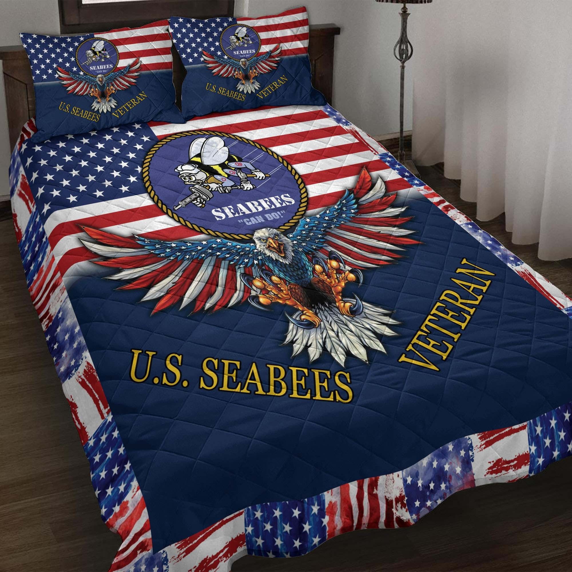 Premium Multiple US Military Services Veteran Bedding Set TVN181003