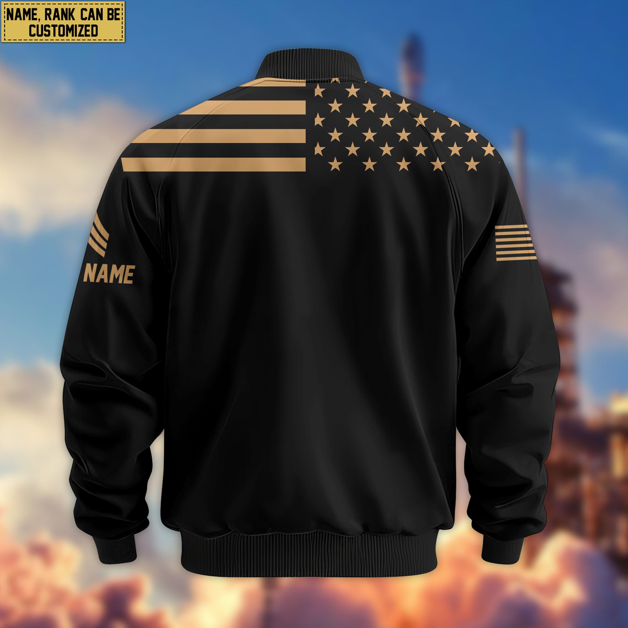 Premium Custom US Army Veteran Bomber Jacket VPVC802401, Gifts For US Army Veteran, Gifts On Father's Day, Veterans Day.