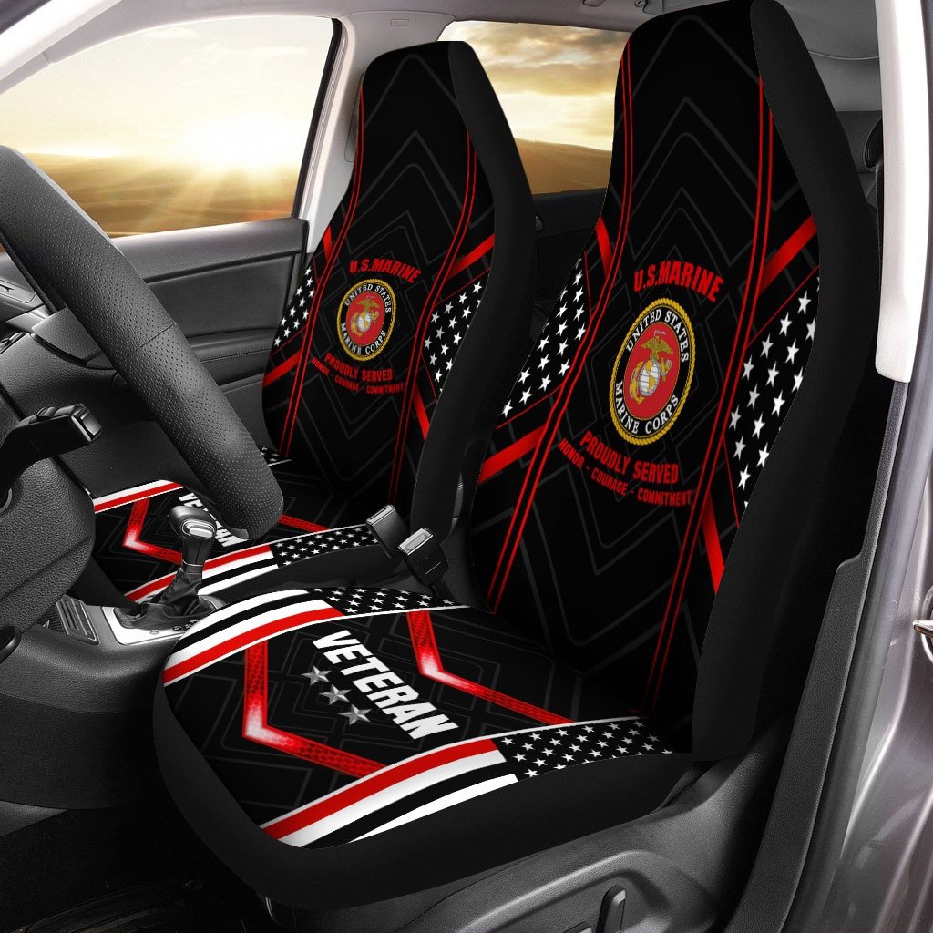 Premium Honoring All Who Served Car Seat Covers PVC200602
