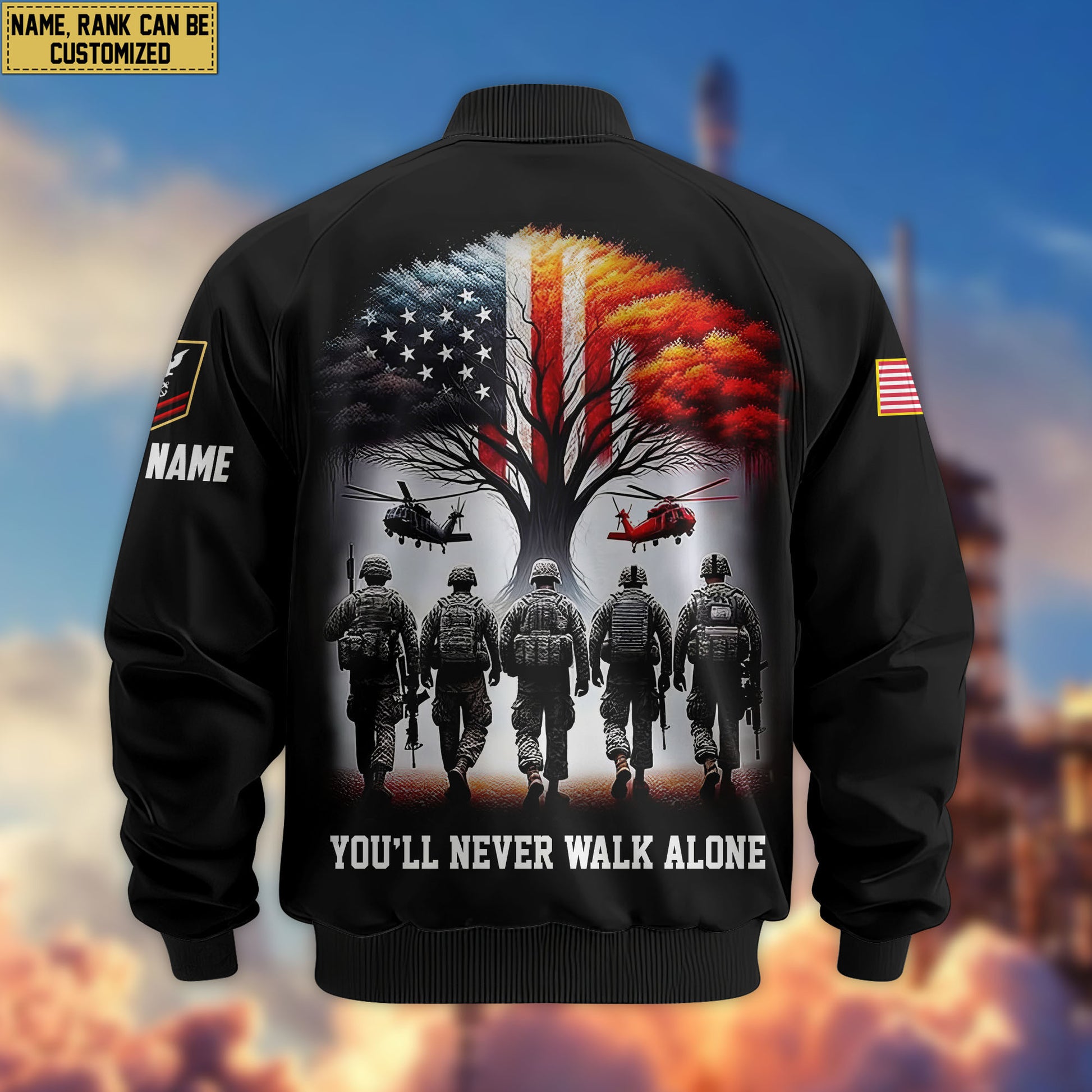 Premium Custom US Seabees Bomber Jacket VPVC802909, Gifts For Seabees Veteran, Gifts On Father's Day, Veterans Day.