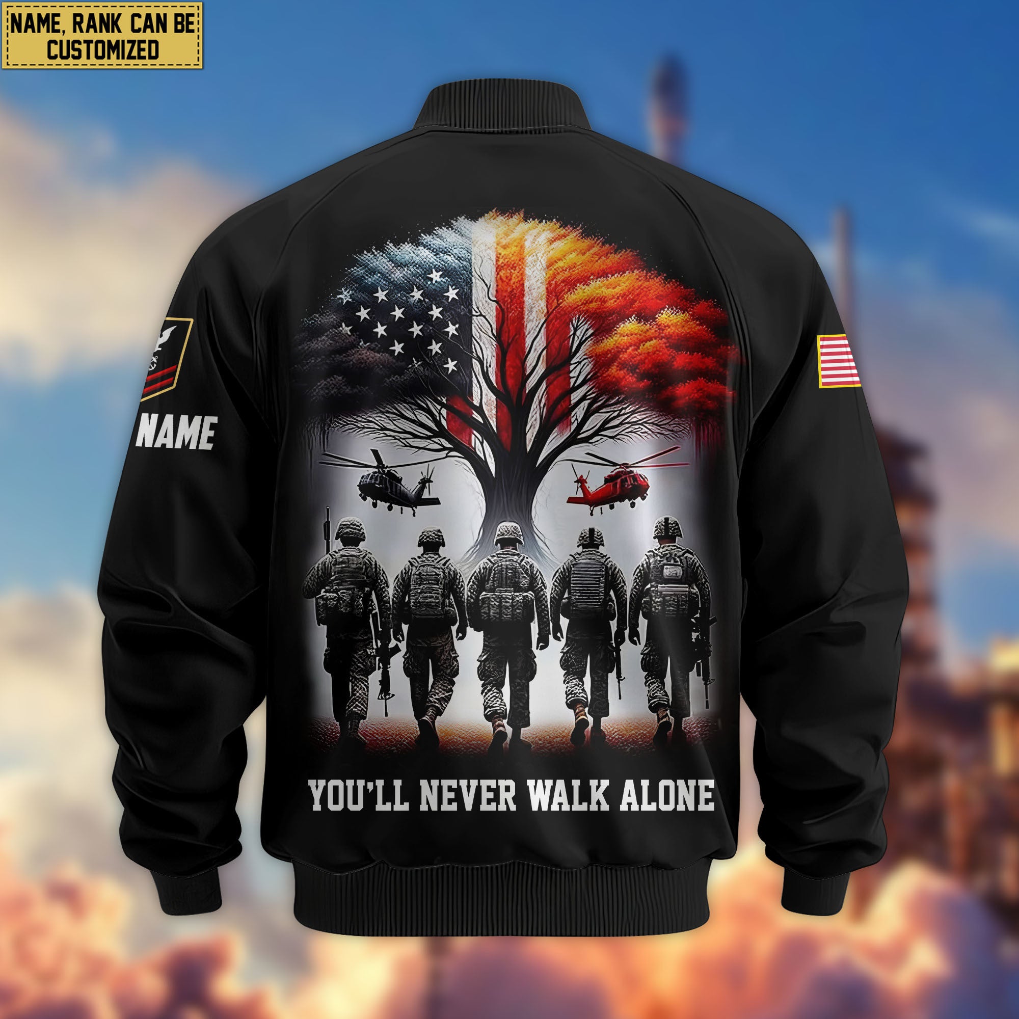 Premium Custom US Seabees Bomber Jacket VPVC802909, Gifts For Seabees Veteran, Gifts On Father's Day, Veterans Day.