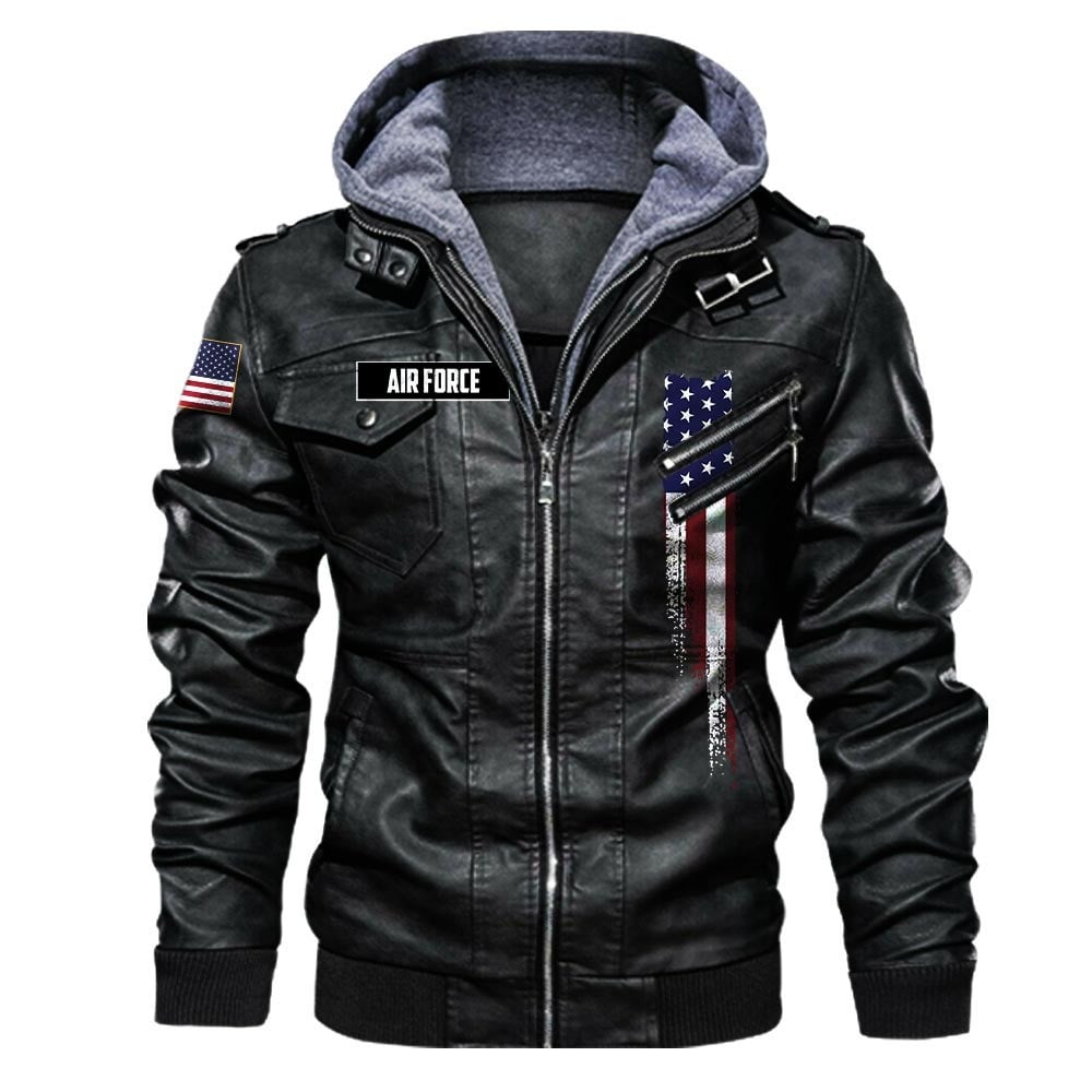 Premium Custom USAF Leather Jacket VPVC702175, Gifts For Air Force Veteran, Gifts On Father's Day, Veterans Day.