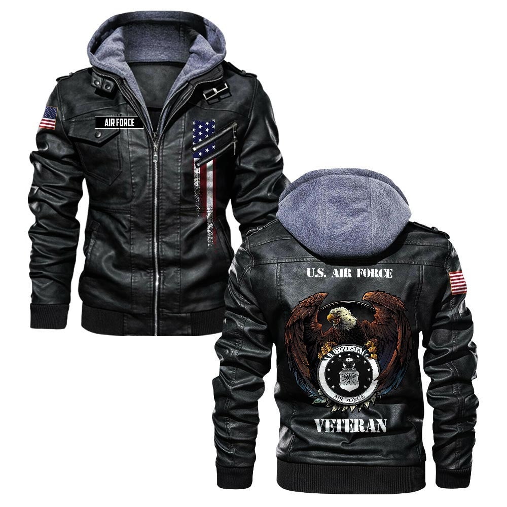 Premium Custom USAF Leather Jacket VPVC702175, Gifts For Air Force Veteran, Gifts On Father's Day, Veterans Day.