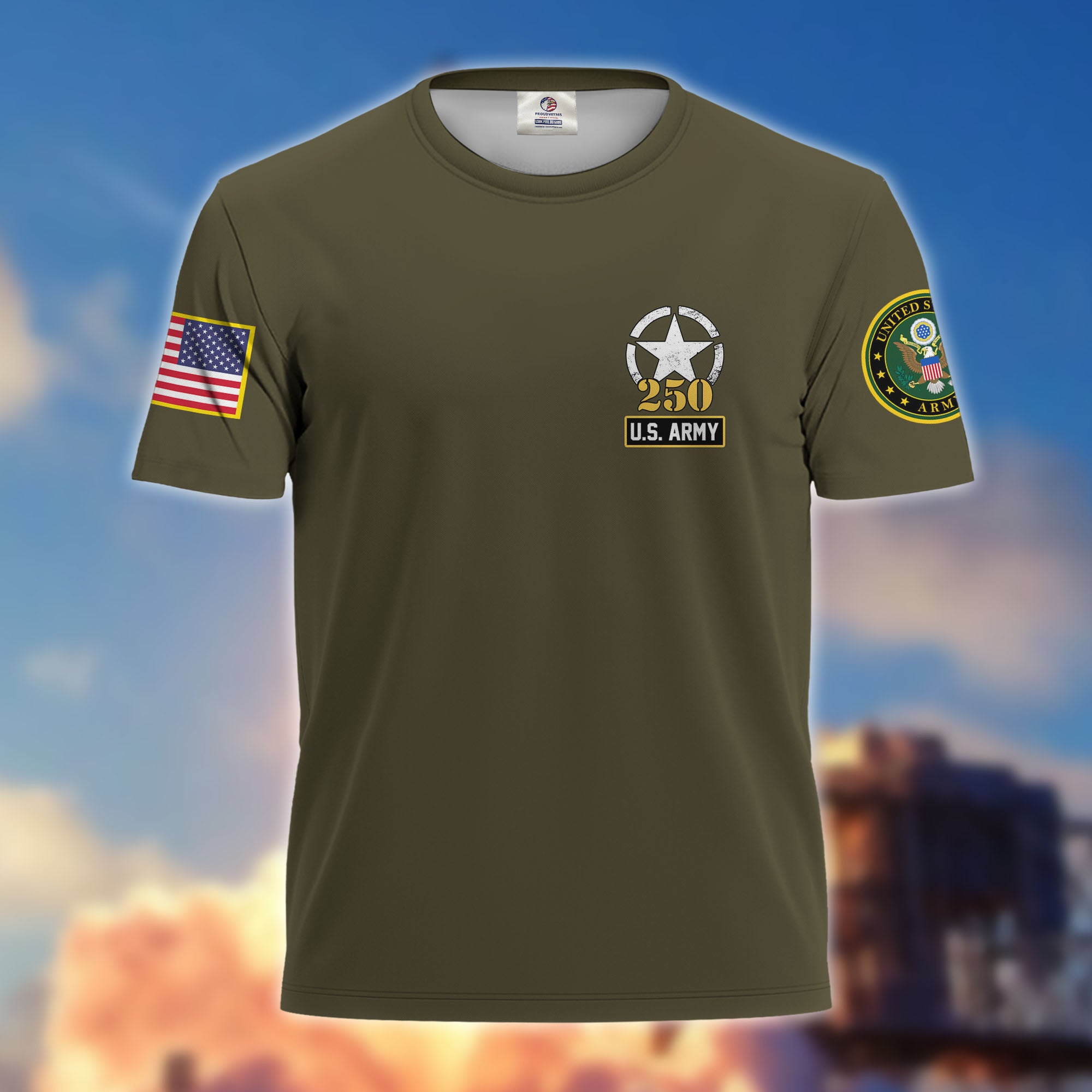 Premium US Army Veteran T-Shirt CPVC180911