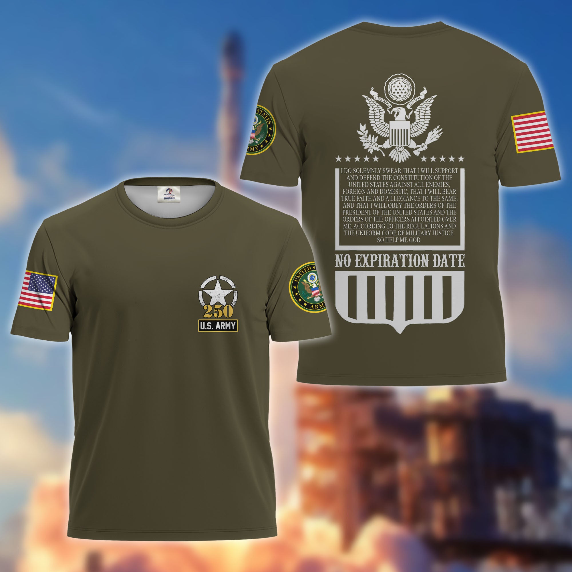 Premium US Army Veteran T-Shirt CPVC180911
