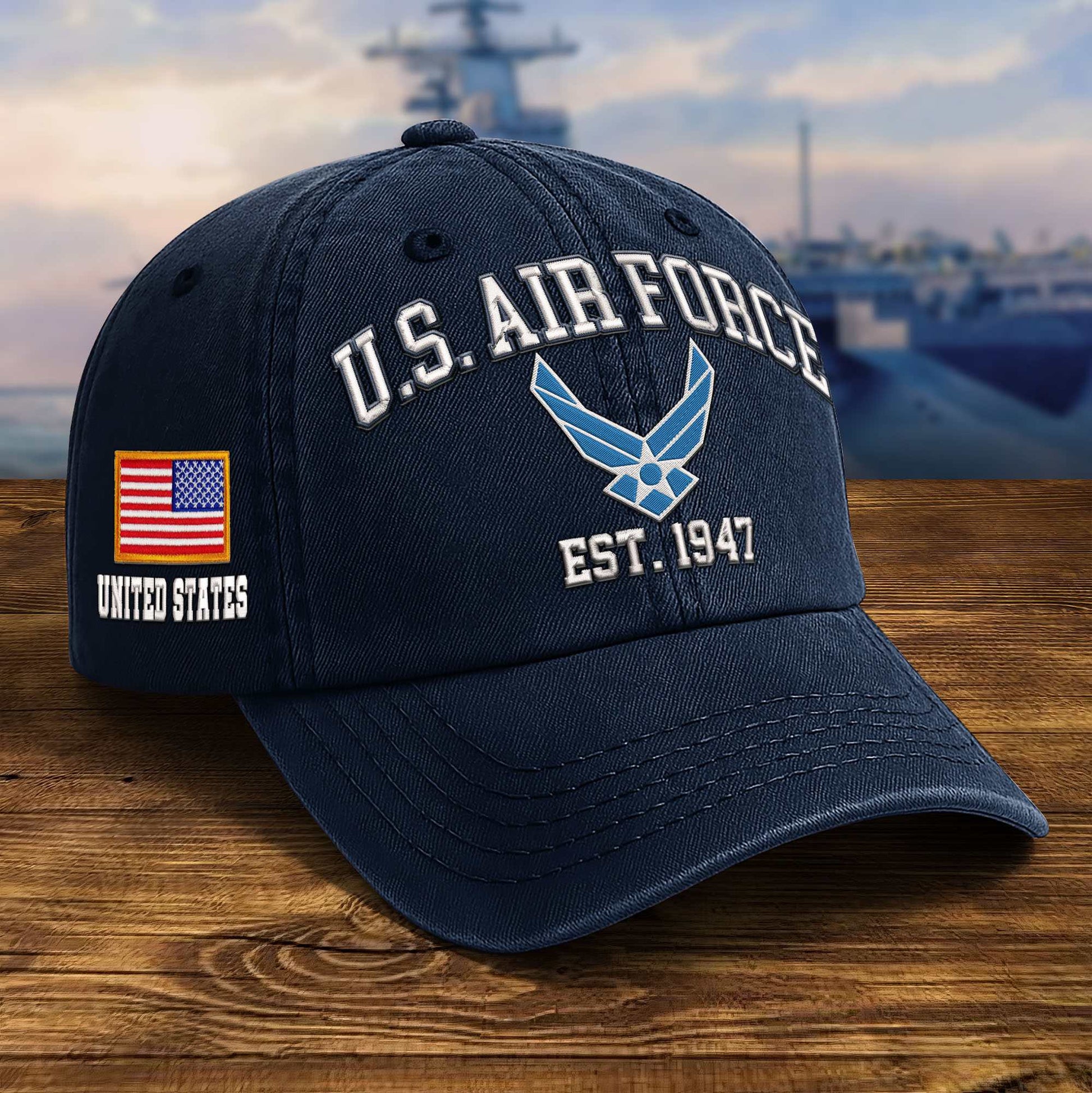 Premium Custom USAF Embroidered Hat VPVC309504, Gifts For Air Force Veteran, Gifts On Father's Day, Veterans Day.