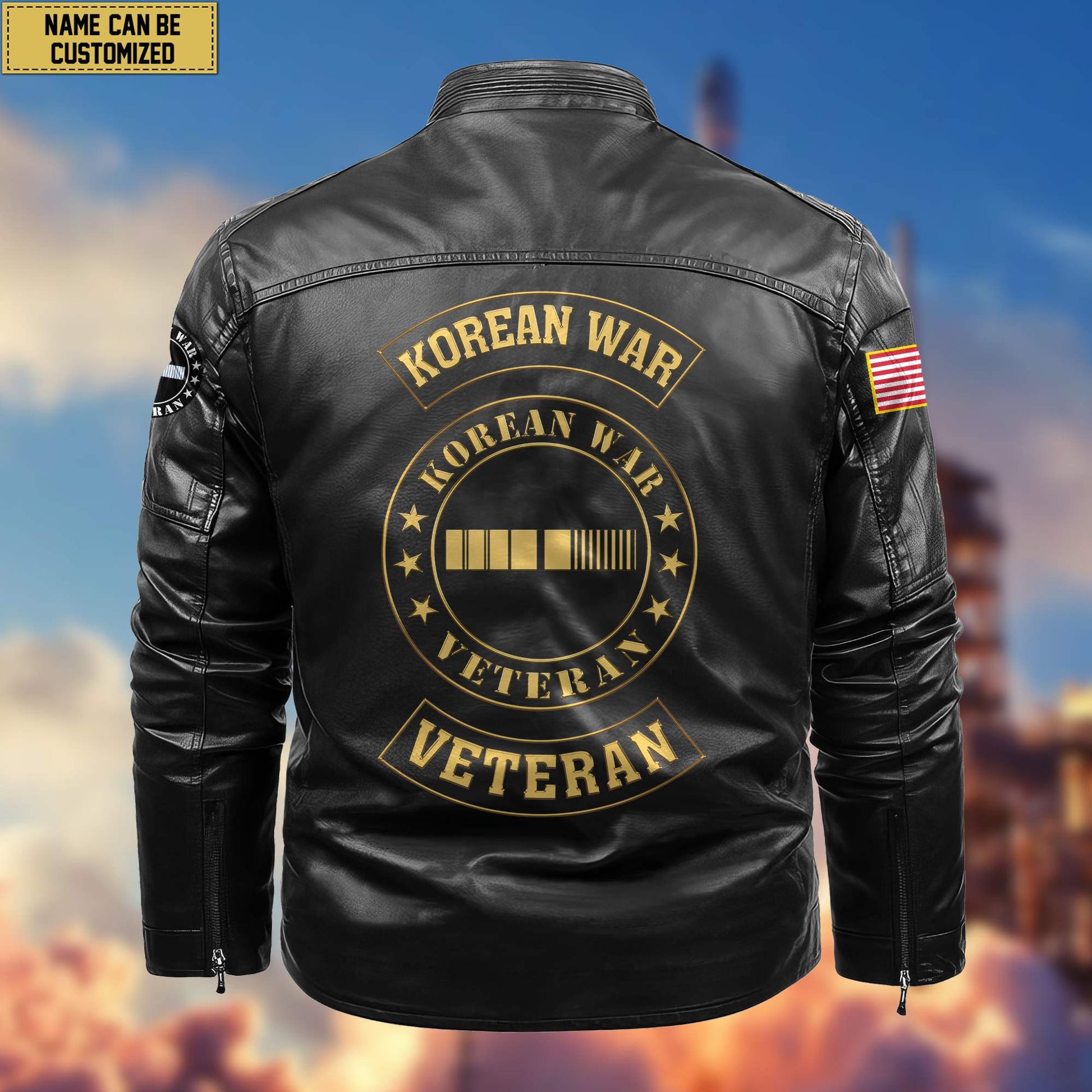 Premium Personalized Korean War Veteran Leather Jackets BPVC131012